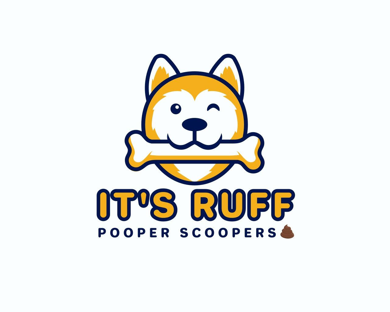 It's Ruff Pooper Scoopers logo